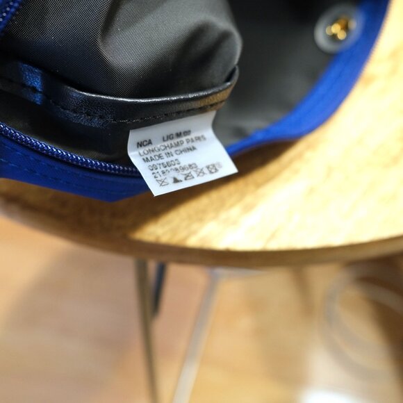 LONGCHAMP Pliage Document Holder Briefcase Royal Blue EUC - Picture 12 of 14